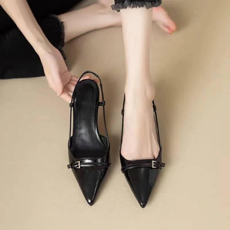 Olivia | Stylish Mid-Heel Sandals 0