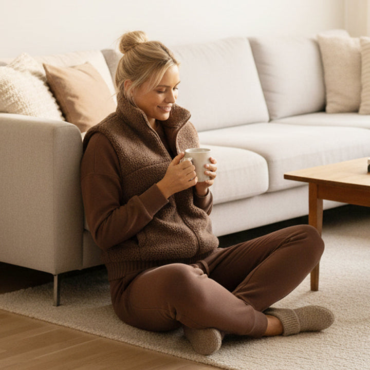 Olivia | Varm 3-delad Vinter Loungeset för Komfort 2