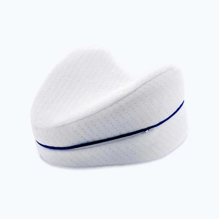 Ortopedisk Knäkudde i Memory Foam med Ventilerade Lufthål | För Bättre Sömn och Smärtlindring 2