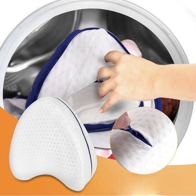Ortopedisk Knäkudde i Memory Foam med Ventilerade Lufthål | För Bättre Sömn och Smärtlindring 6