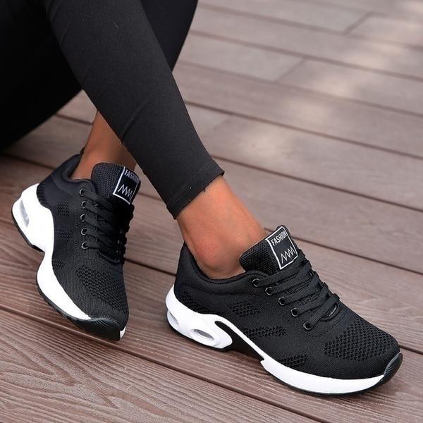 Ortopediska Sneakers för Kvinnor med Andningsbart Mesh | Lätta och Stabilt Stöd för Daglig Komfort 2