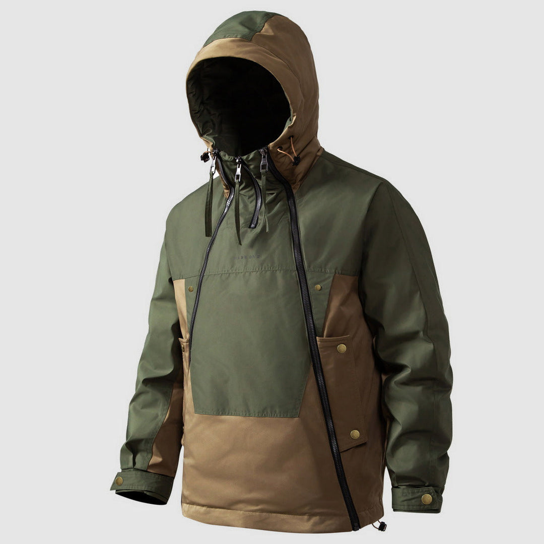 Outdoor Essentials | Anorakjacka för Män med Justerbar Huva och Känguruficka | Hållbar och Värmande för Kalla Äventyr 2