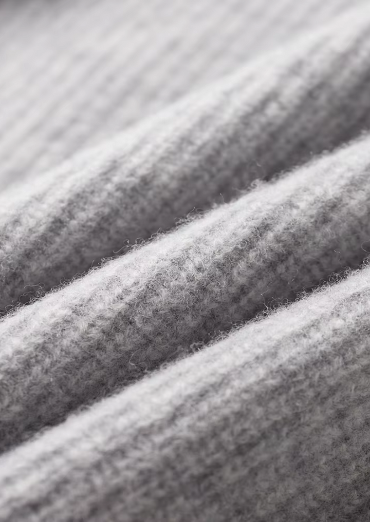 Ribbstickad Cardigan för Herrar med Hög Krage | Mångsidig Design för Alla Säsonger 6