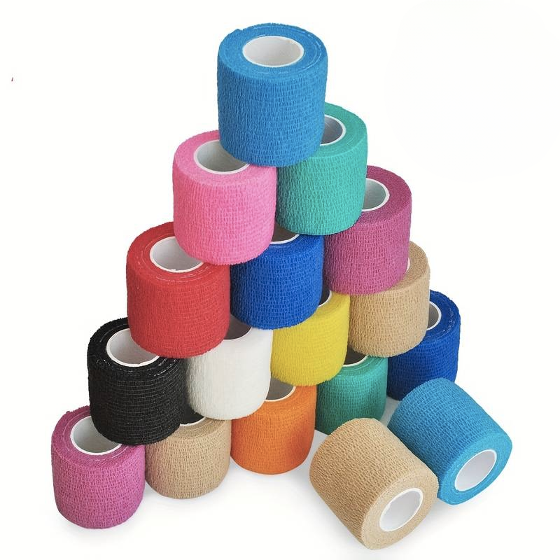 Självhäftande Sportbinda | Stretchigt Bandage med Optimal Stabilitet | Säkert Stöd för Sport och Medicinskt Bruk 0