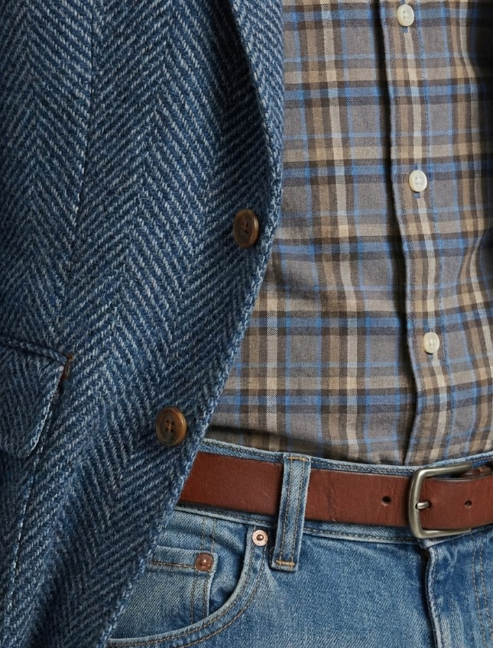 Skräddarsydd Kavaj för Män | Elegant Design med Slimmad Passform | Perfekt för Smart Casual och Avslappnade Tillfällen 5