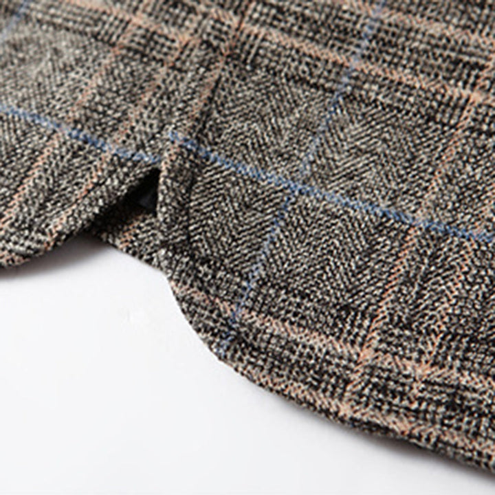 Skräddarsydd Slim Fit Blazer för Män med Guldbroderi | Elegant Kavaj för Formella Tillfällen 5
