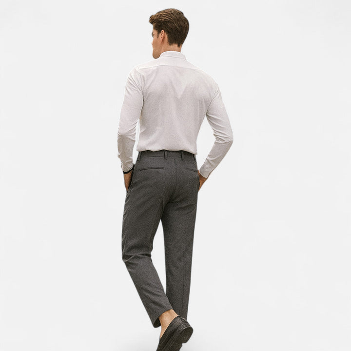 Skräddarsydda Byxor | Slim Fit Smart Casual med Stretchdesign | Mångsidiga Byxor för Stil och Komfort 3