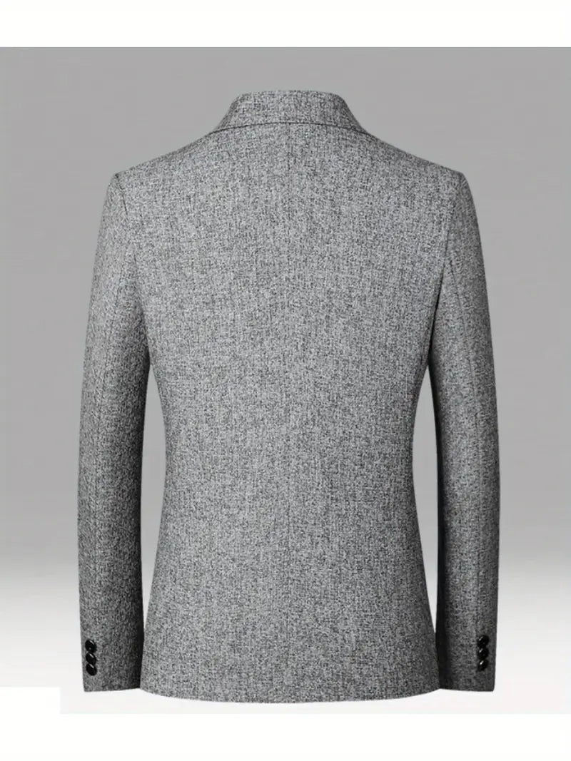 Slim Fit Blazer | No-Iron Casual Jacka för Män med Avslappnad Stil | Perfekt för Familjeevenemang 3
