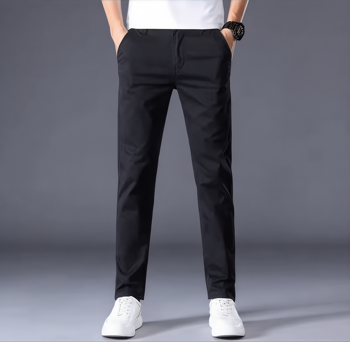 Slim Fit Byxor för Män | Elegant Design med Skräddarsydda Sömmar | Perfekta för Kontor och Vardags 3