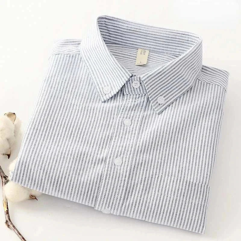 Slim Fit | Långärmad Skjorta med Knäppning i Ljusblått | Elegant och Bekväm för Vardagsbruk 6