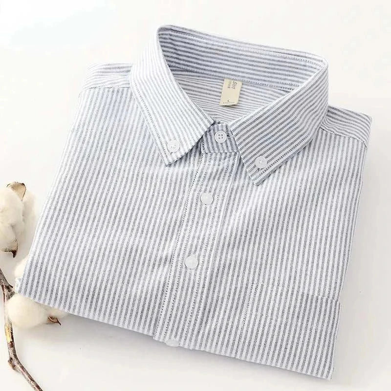 Slim Fit | Långärmad Skjorta med Knäppning i Ljusblått | Elegant och Bekväm för Vardagsbruk 8