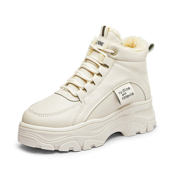 Sofia | Bekväma Dam Sneakers med Tjock Sula och Resårband 0
