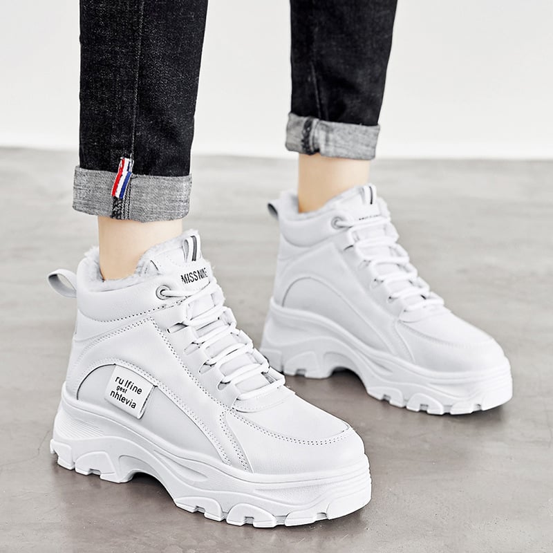 Sofia | Bekväma Dam Sneakers med Tjock Sula och Resårband 2