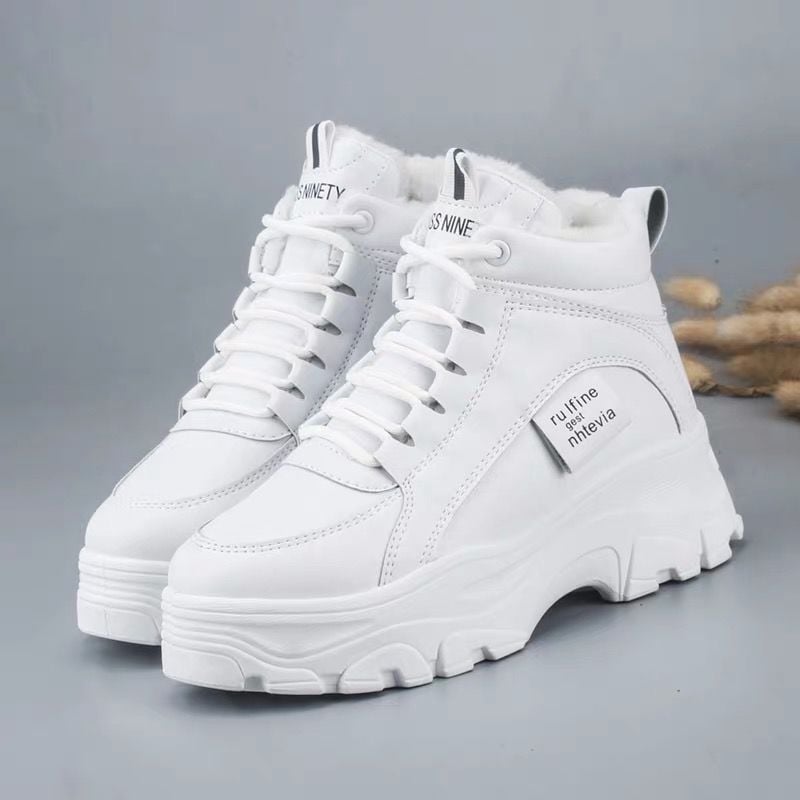 Sofia | Bekväma Dam Sneakers med Tjock Sula och Resårband 3