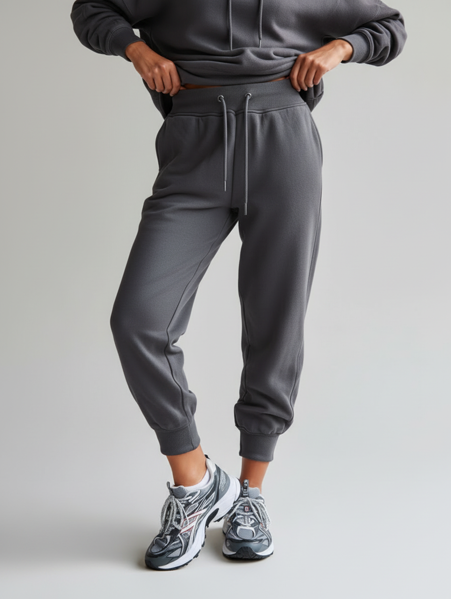 Sofia | Bekväma Fleecefodrade Joggingbyxor Dam 2
