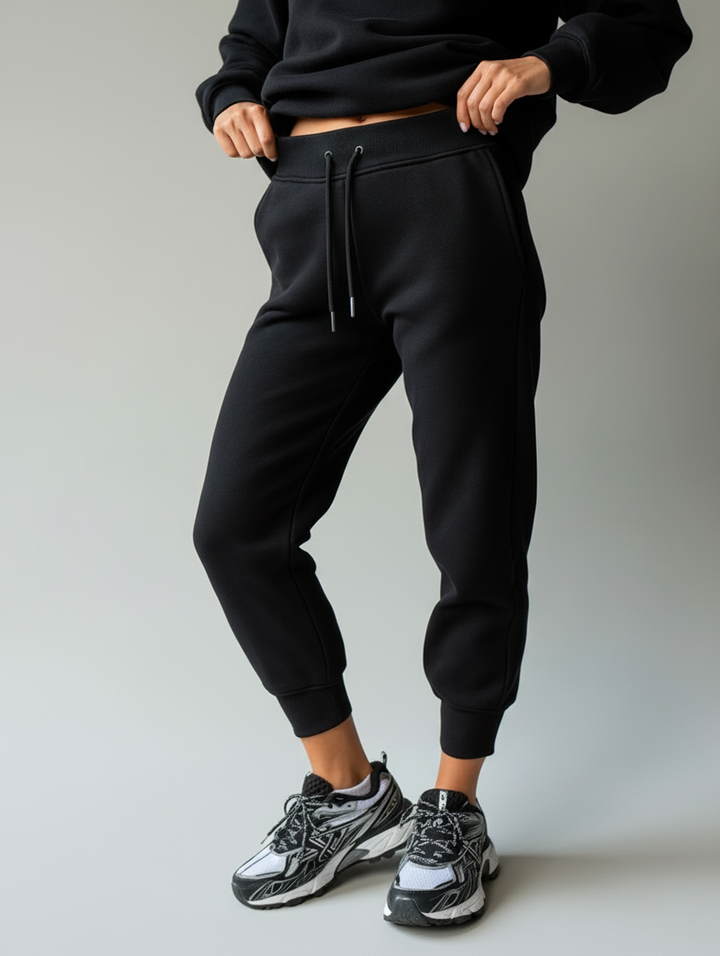 Sofia | Bekväma Fleecefodrade Joggingbyxor Dam 3