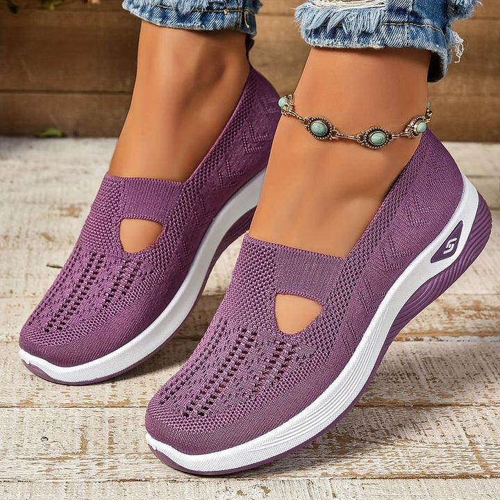 Sofia | Bekväma Slip-On Promenadskor Dam med Halkfri Sula 7
