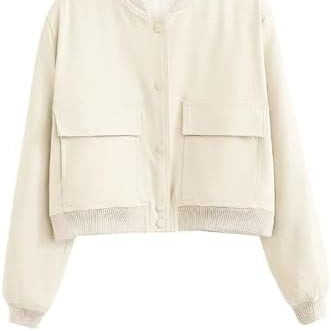 Sofia | Elegant Beige Bomberjacka Dam för Hösten 6