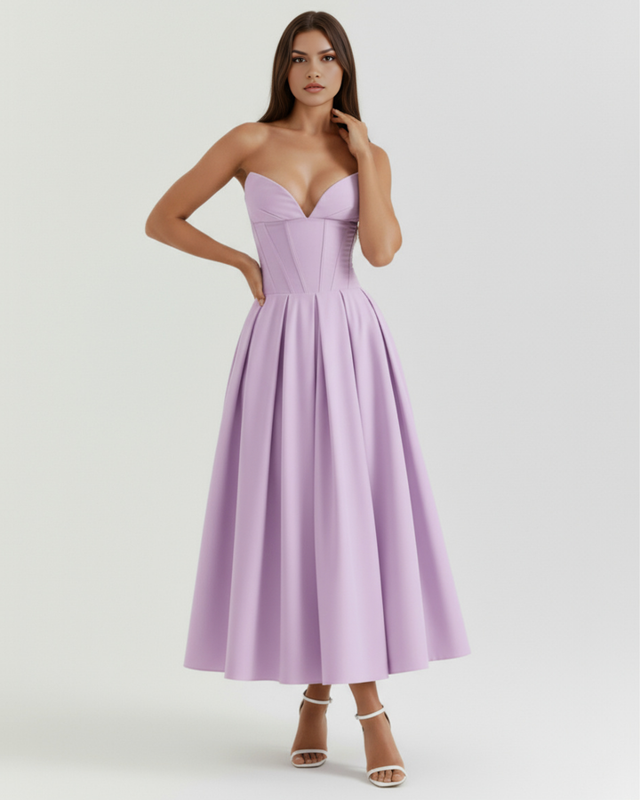 Sofia | Elegant Feminin Klänning Till Bröllop och Fest 2