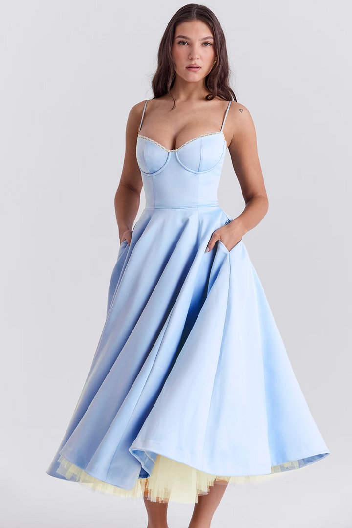 Sofia | Elegant Loose Midiklänning för Höststil 1