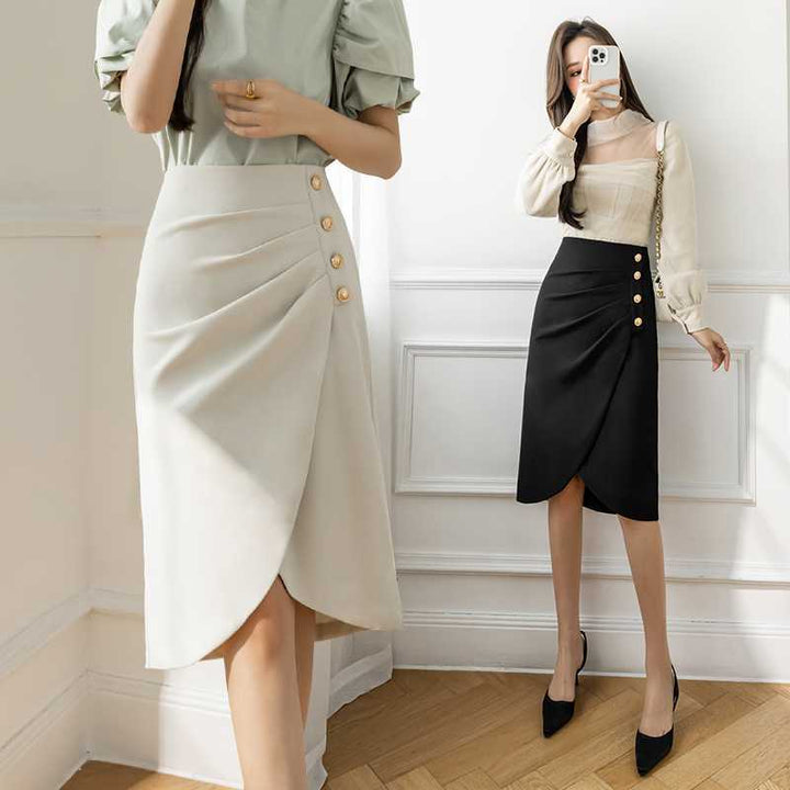 Sofia | Elegant Plisserad Midikjol med Slits 2