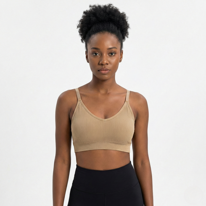 Sömlös Ribbad BH Tova