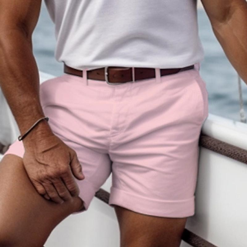 Sommarshorts för Män | Lätta och Andningsbara med Praktiska Fickor | Avslappnad Passform för Varma Dagar 0