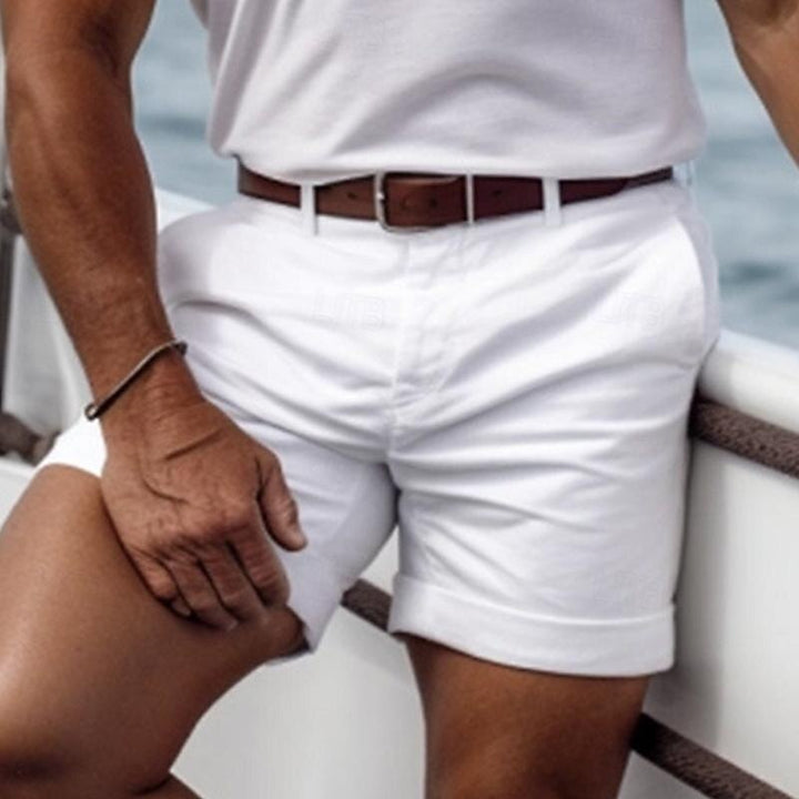Sommarshorts för Män | Lätta och Andningsbara med Praktiska Fickor | Avslappnad Passform för Varma Dagar 2