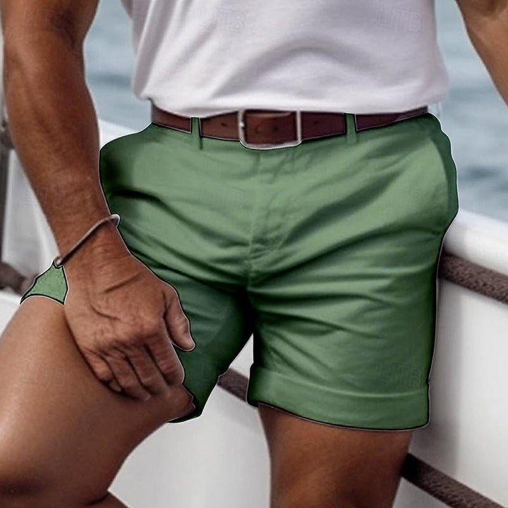 Sommarshorts för Män | Lätta och Andningsbara med Praktiska Fickor | Avslappnad Passform för Varma Dagar 3