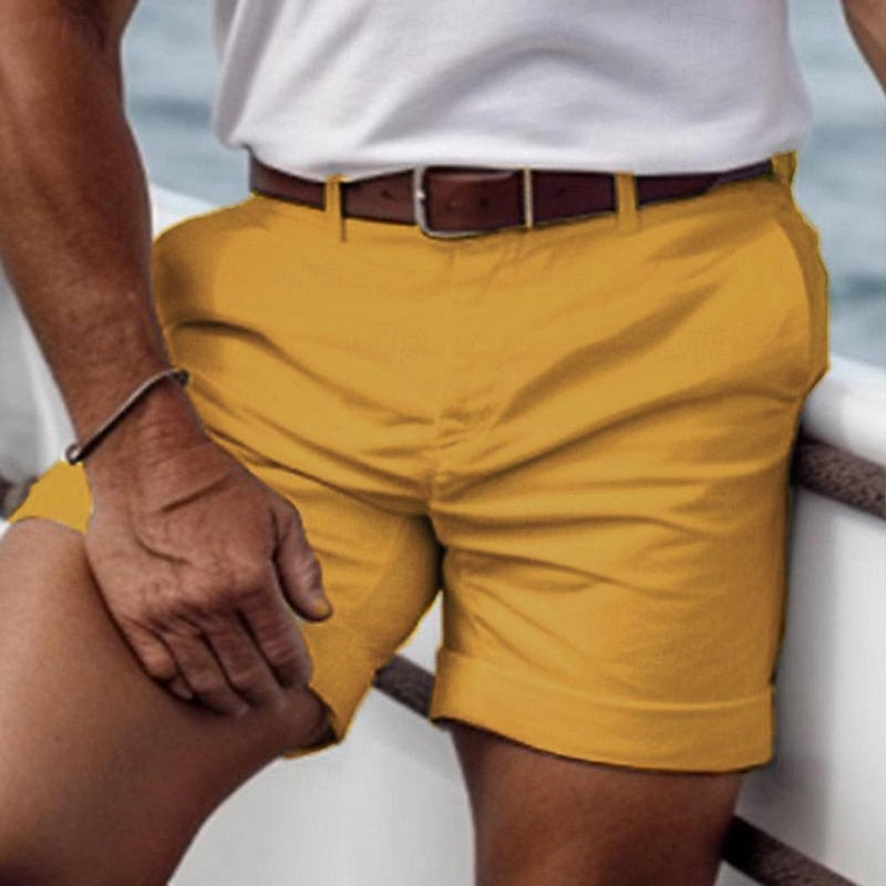 Sommarshorts för Män | Lätta och Andningsbara med Praktiska Fickor | Avslappnad Passform för Varma Dagar 4
