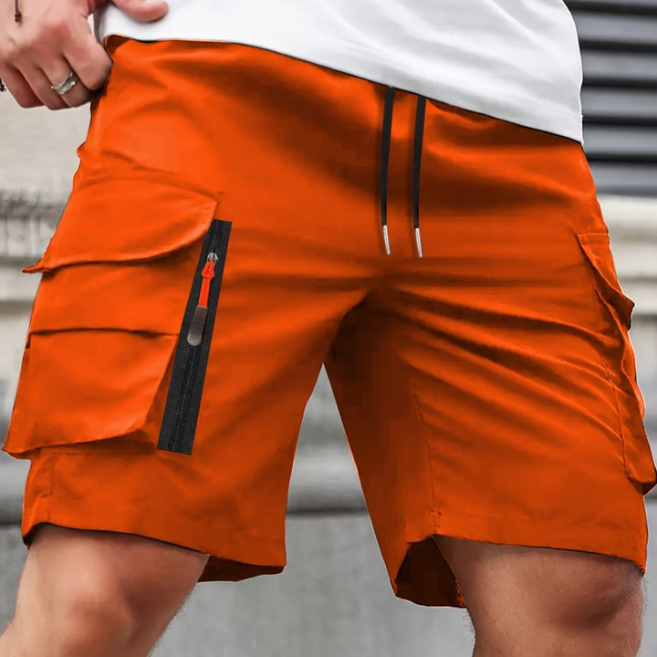 Sommarshorts för Män | Lättvikts Cargoshorts med Andningsbart Material | Säkra Fickor för Utomhusaktiviteter 11