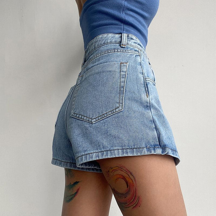Sophia | Asymmetrical Casual Denim Skirt 2