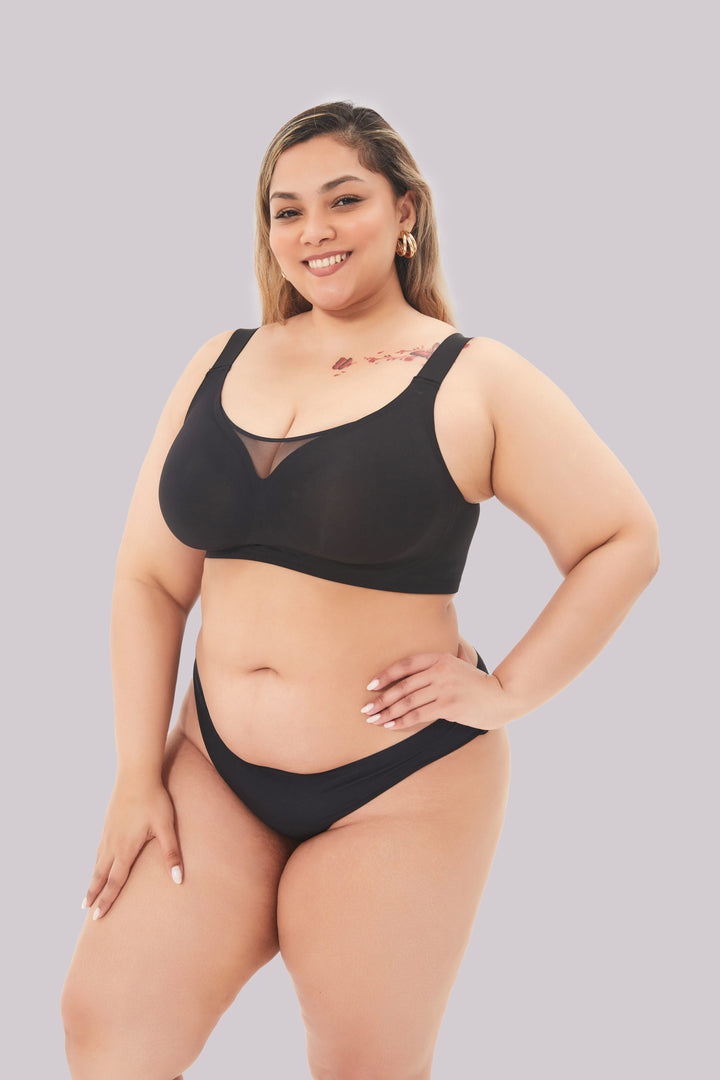 Sophia | Bekväm Bygel-Fri Push-Up BH med Elastiskt Material 4