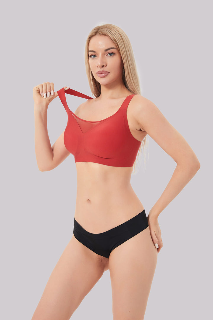 Sophia | Bekväm Bygel-Fri Push-Up BH med Elastiskt Material 5