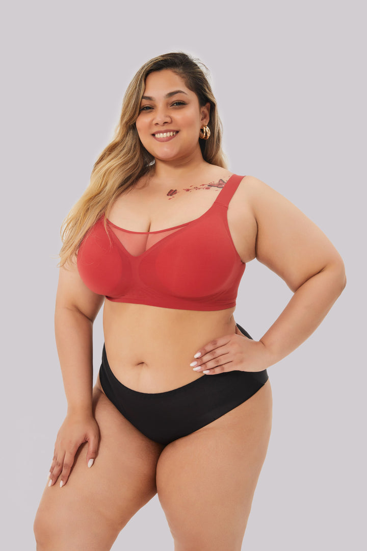 Sophia | Bekväm Bygel-Fri Push-Up BH med Elastiskt Material 6
