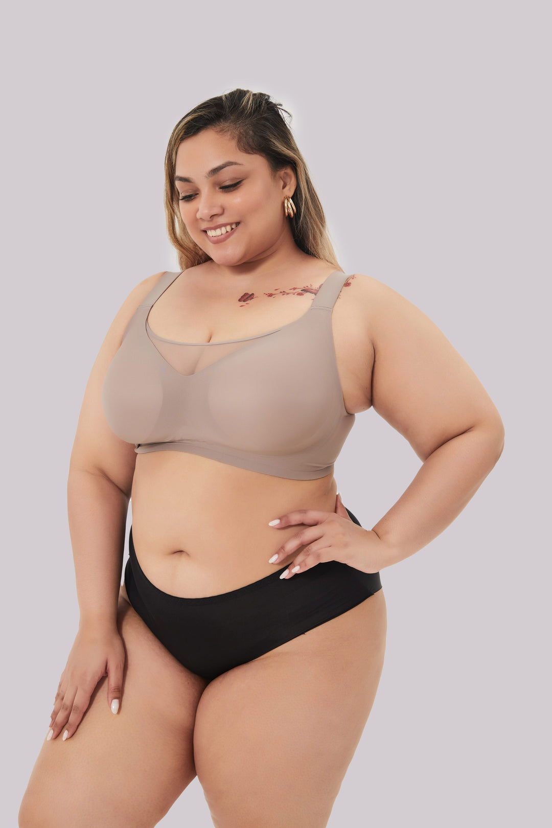 Sophia | Bekväm Bygel-Fri Push-Up BH med Elastiskt Material 8