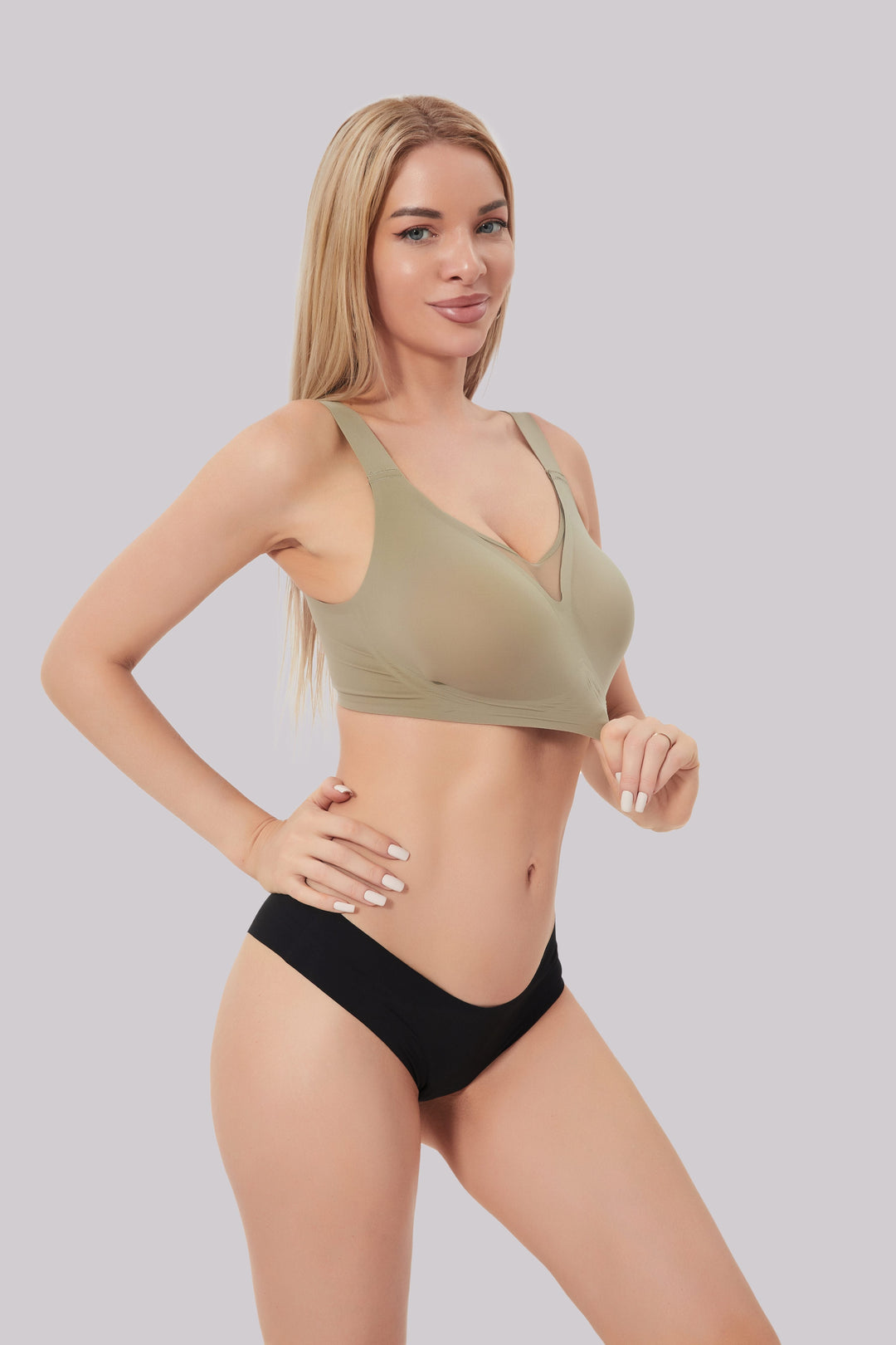 Sophia | Bekväm Bygel-Fri Push-Up BH med Elastiskt Material 9
