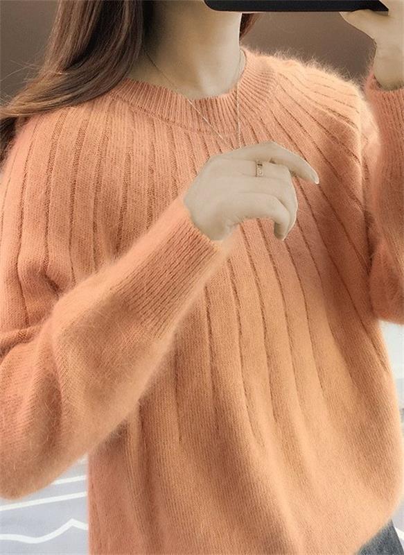 Sophia | Cozy Solid Winter Knit Sweater 6