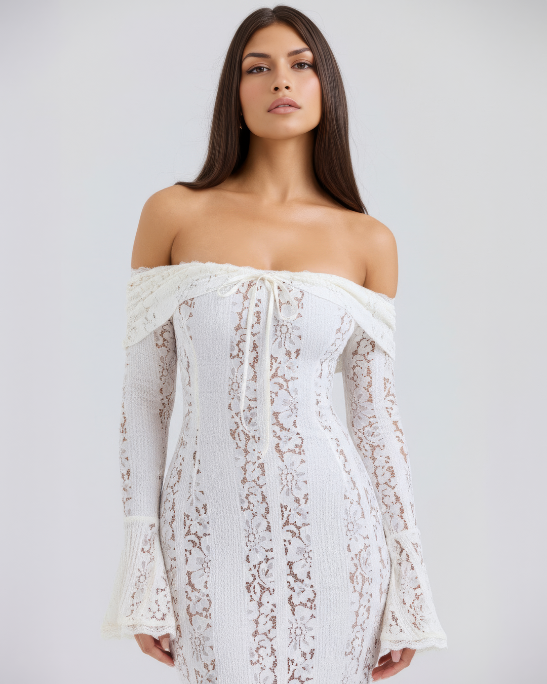 Sophia | Dramatic Off-Shoulder Maxiklänning 4
