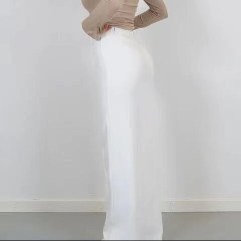 Sophia | Elegant Hög Midja Raka Ben Dambyxor 7