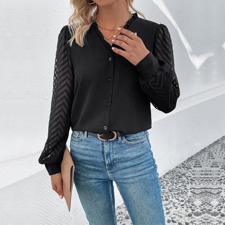 Sophia | Elegant Långärmad Höstkofta 0