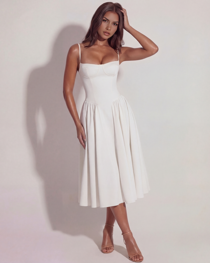 Sophia | Elegant Sommarklänning med Volang 3