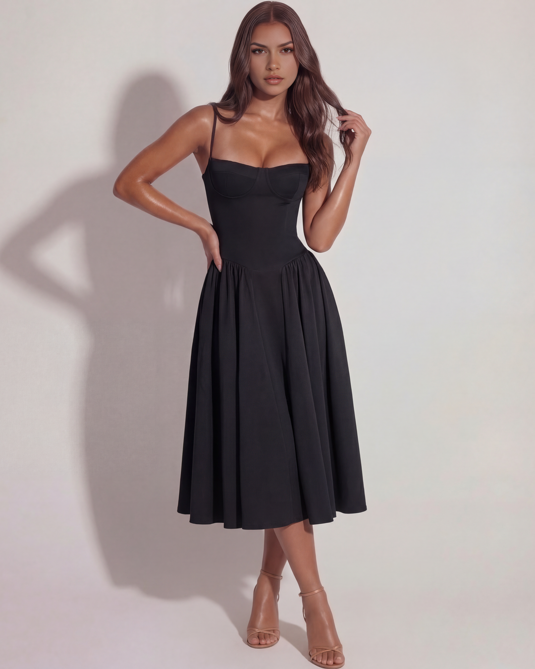 Sophia | Elegant Sommarklänning med Volang 4
