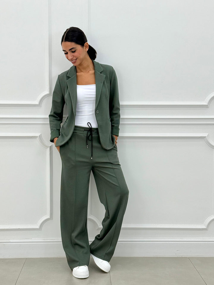 Sophia | Elegant Tvådelad Kostym med Kavaj och Långbyxor 6