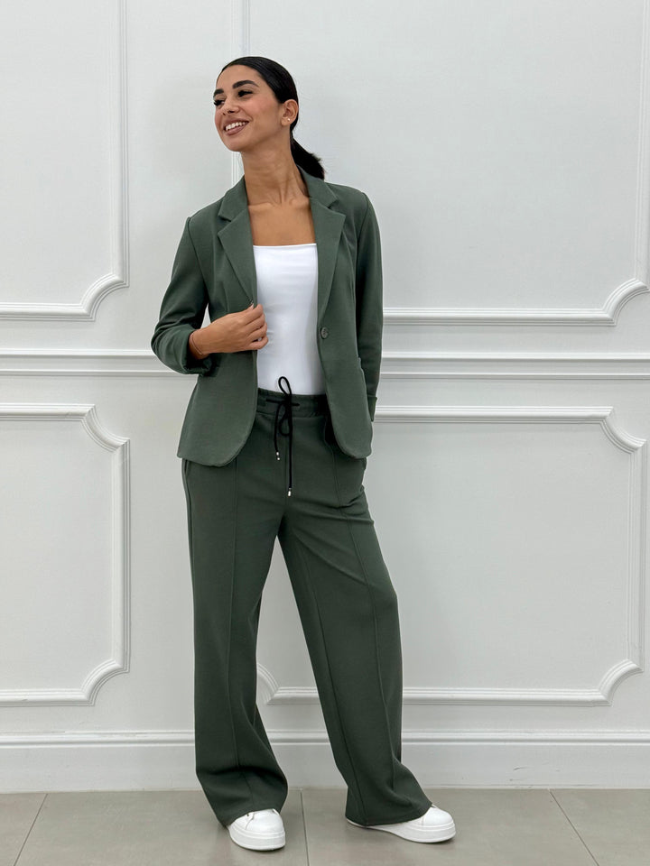 Sophia | Elegant Tvådelad Kostym med Kavaj och Långbyxor 8
