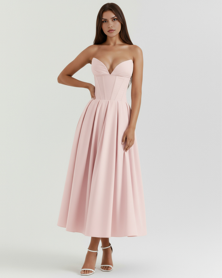Sophia | Elegant Voluminös Klänning 0