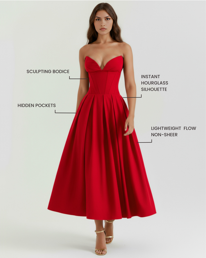 Sophia | Elegant Voluminös Klänning 1