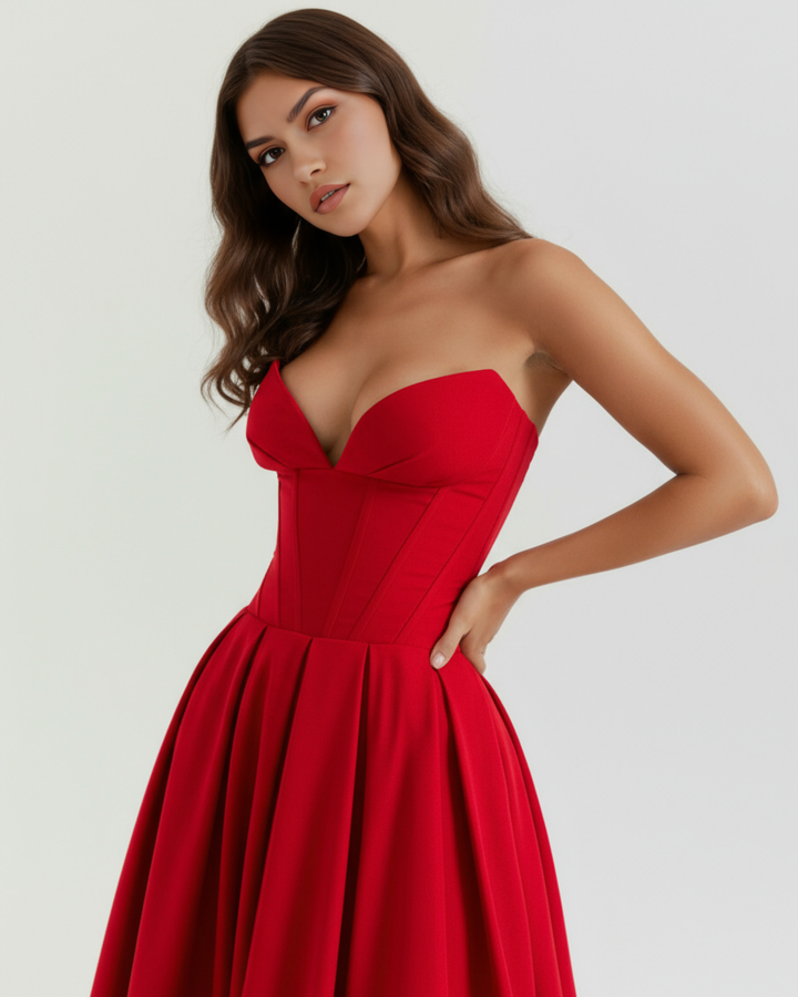 Sophia | Elegant Voluminös Klänning 5