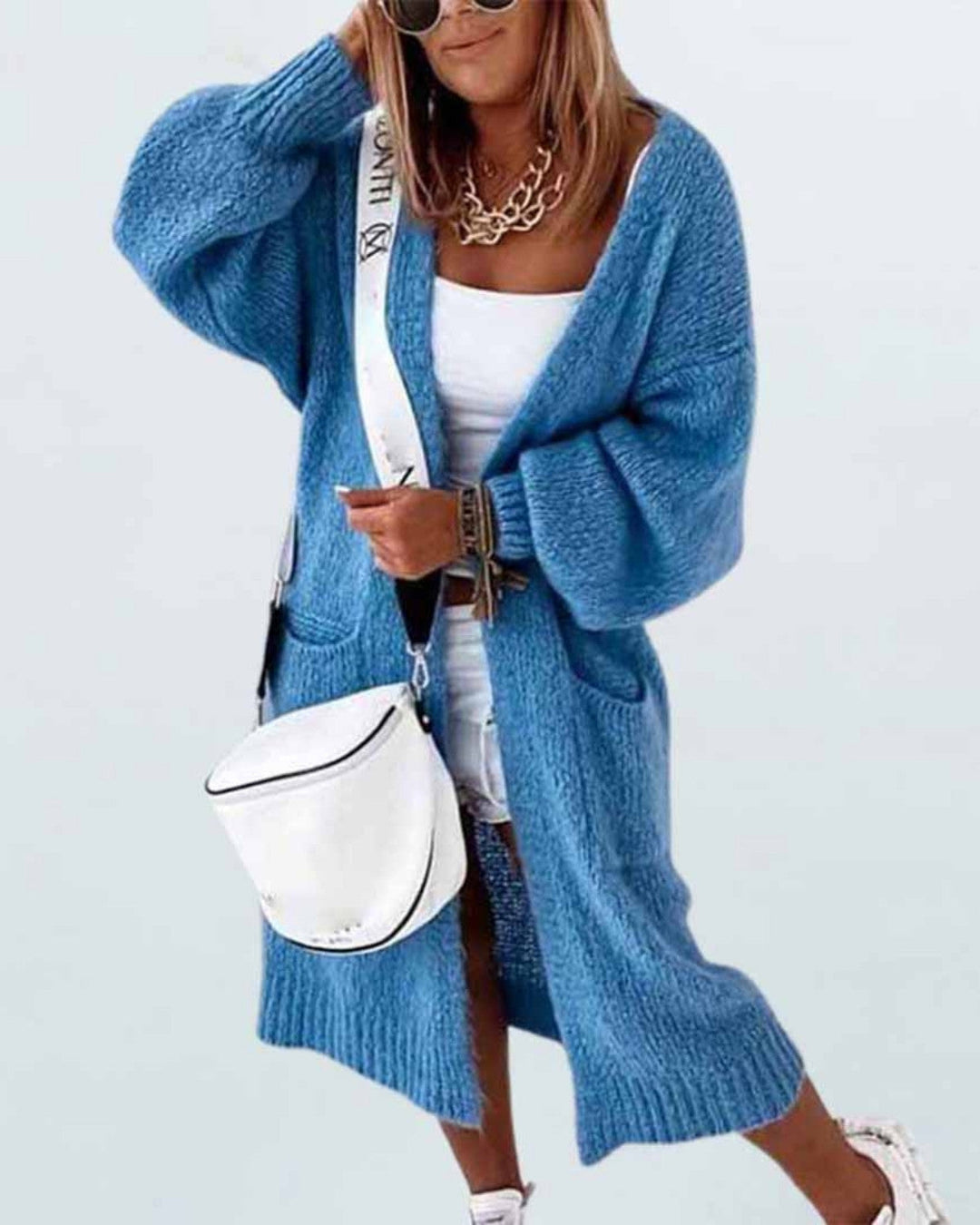 Sophia | Mjuk Oversized Kofta för Damer 0