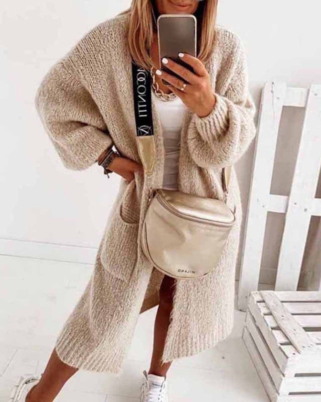 Sophia | Mjuk Oversized Kofta för Damer 2
